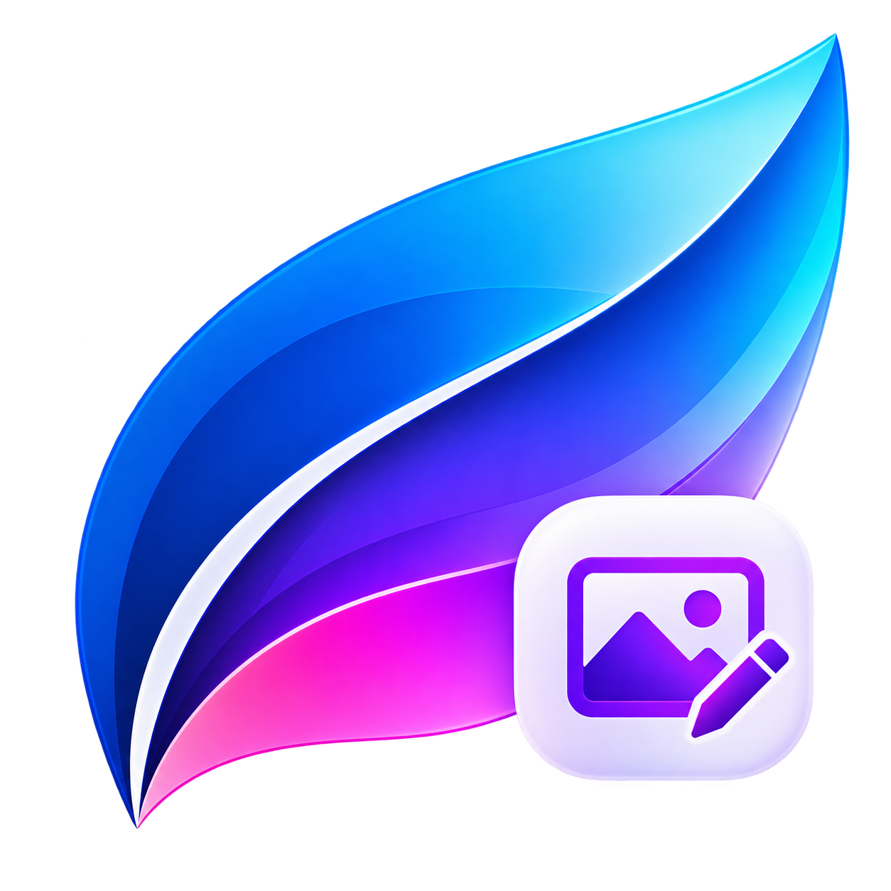 Arynox leaf with image editing badge